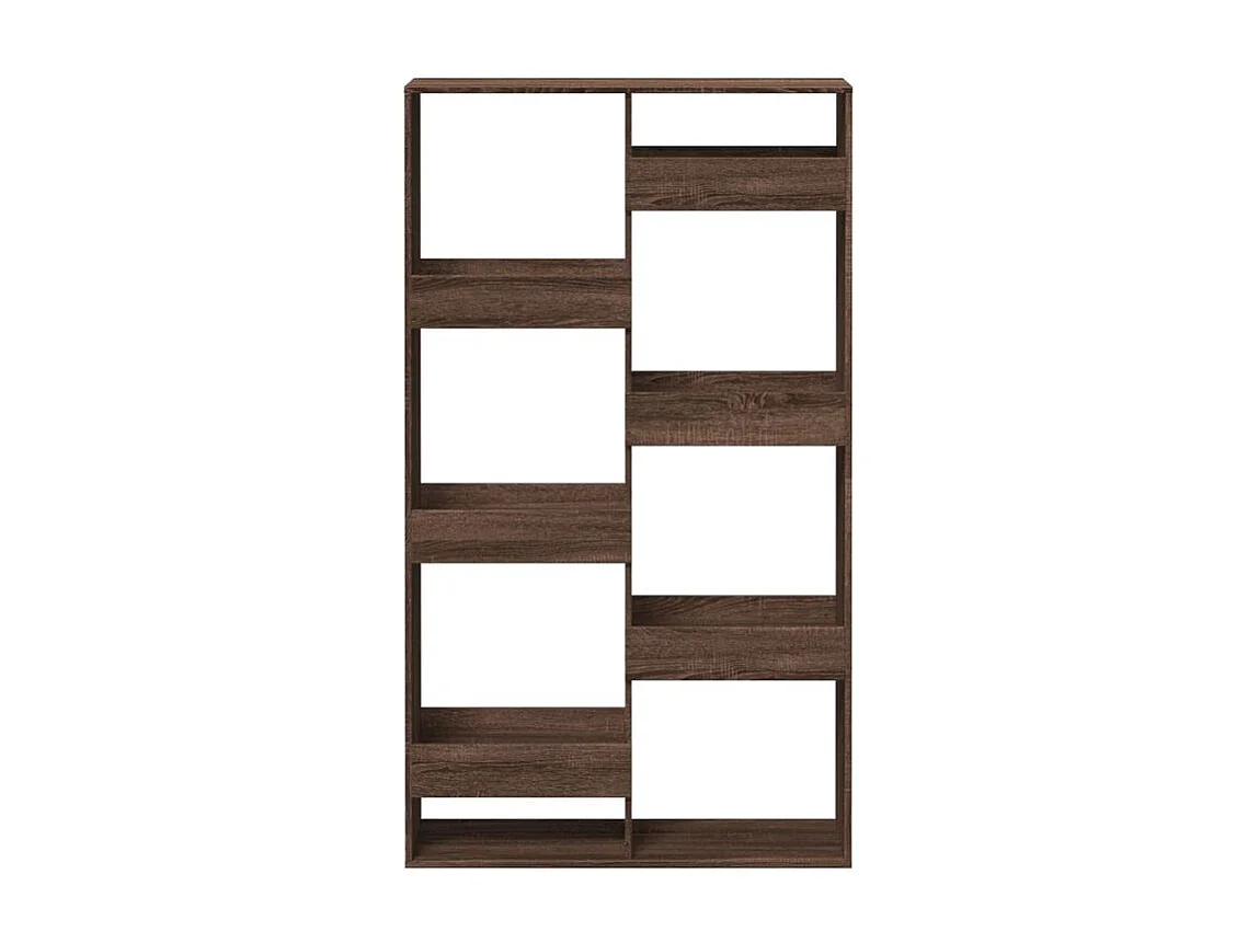 Bibliothèque chêne marron 100x33x175 bois d'ingénierie