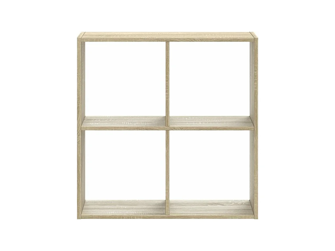 Bibliothèque chêne sonoma 68,5x32x68,5 bois d'ingénierie