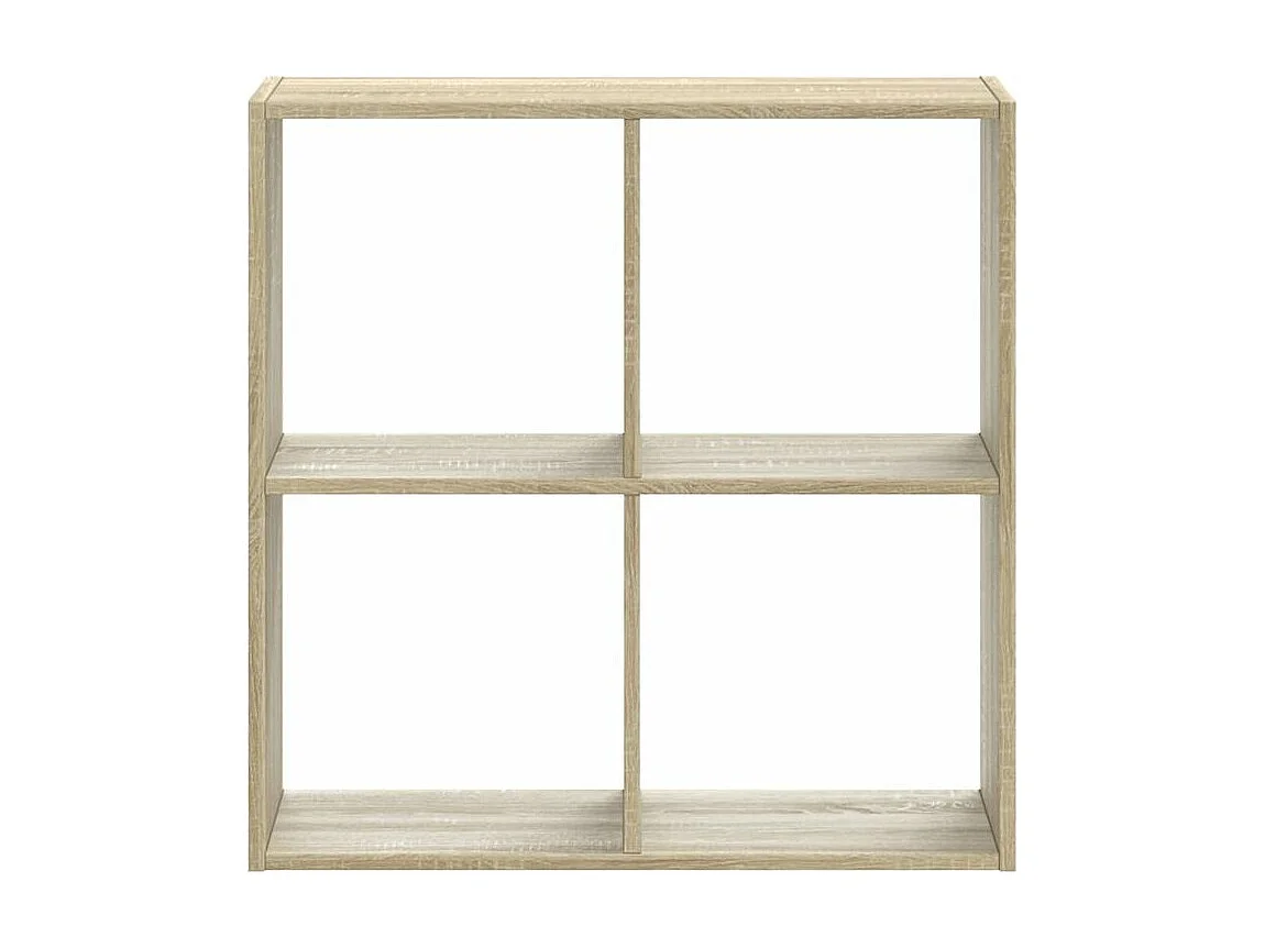 Bibliothèque chêne sonoma 68,5x32x68,5 bois d'ingénierie