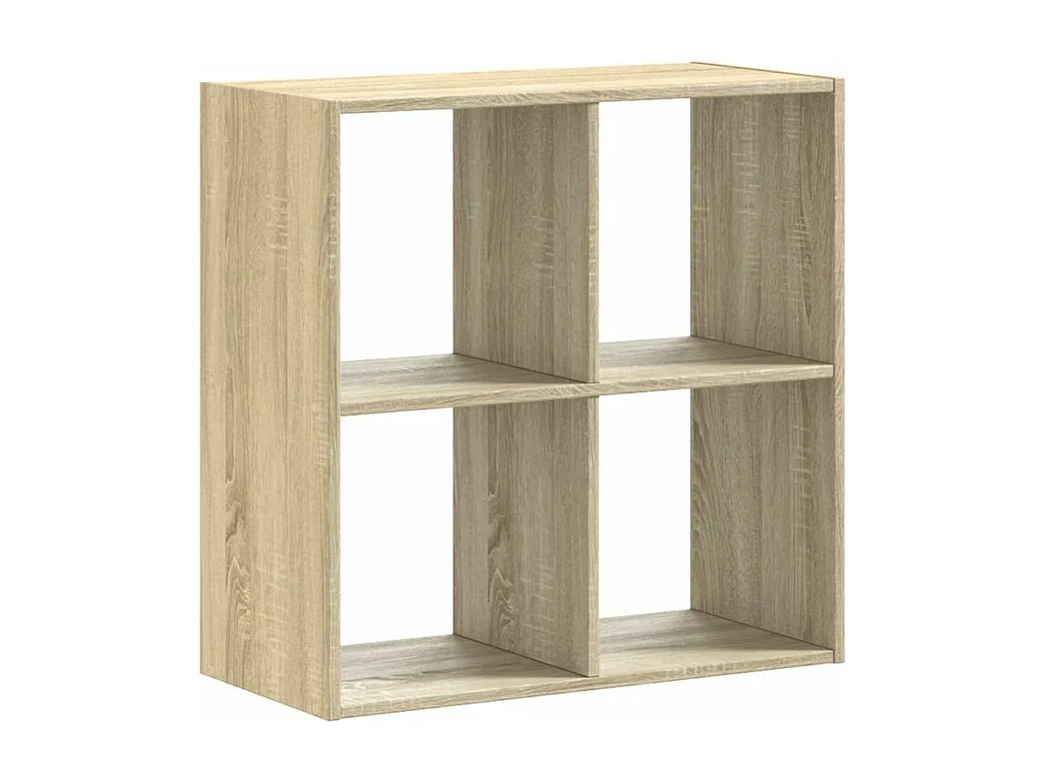 Bibliothèque chêne sonoma 68,5x32x68,5 bois d'ingénierie