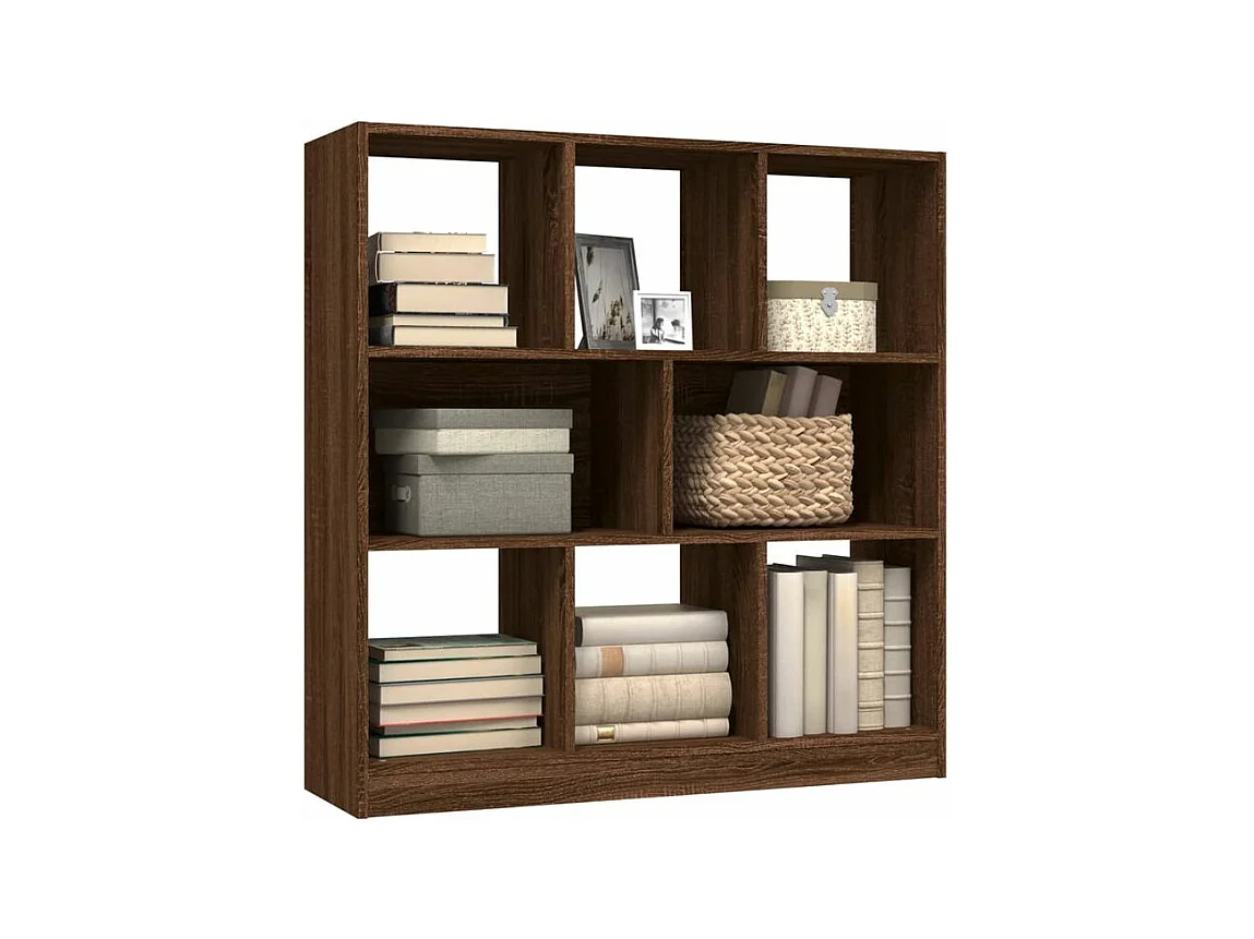 Bibliothèque Chêne marron 97,5x29,5x100 Bois d'ingénierie