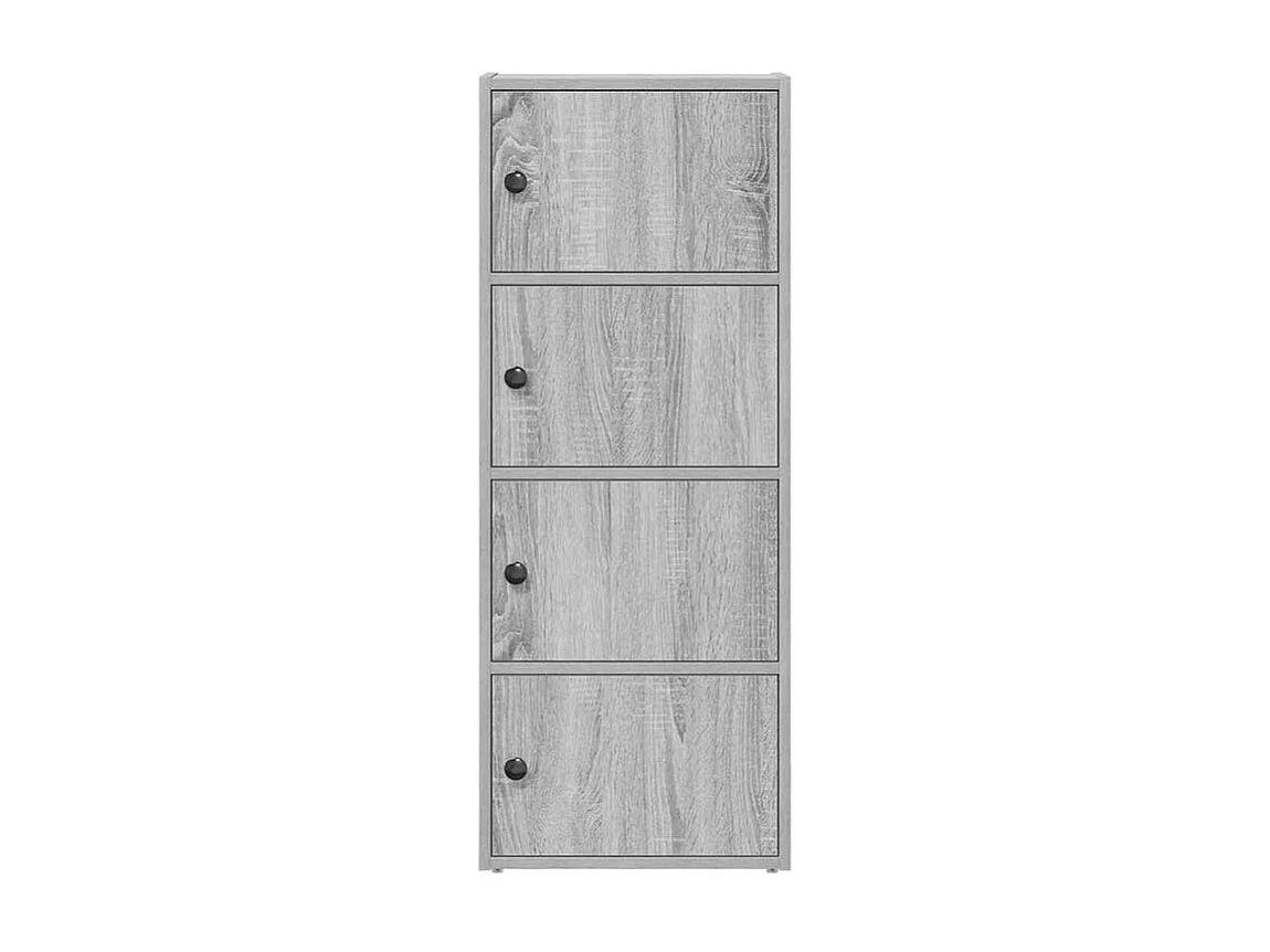 Bibliothèque sonoma gris 40x24x102 bois d'ingénierie