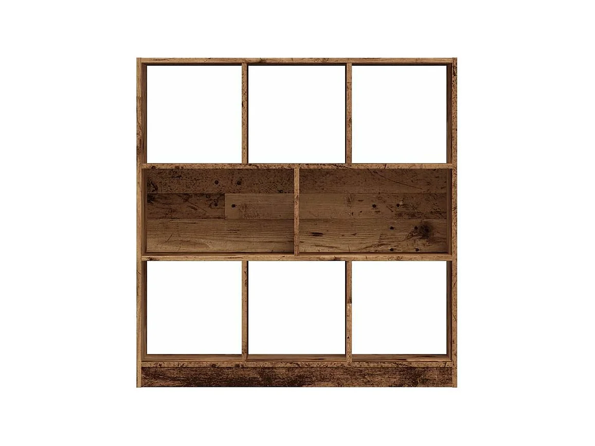 Bibliothèque vieux bois 97,5x29,5x100 bois d'ingénierie