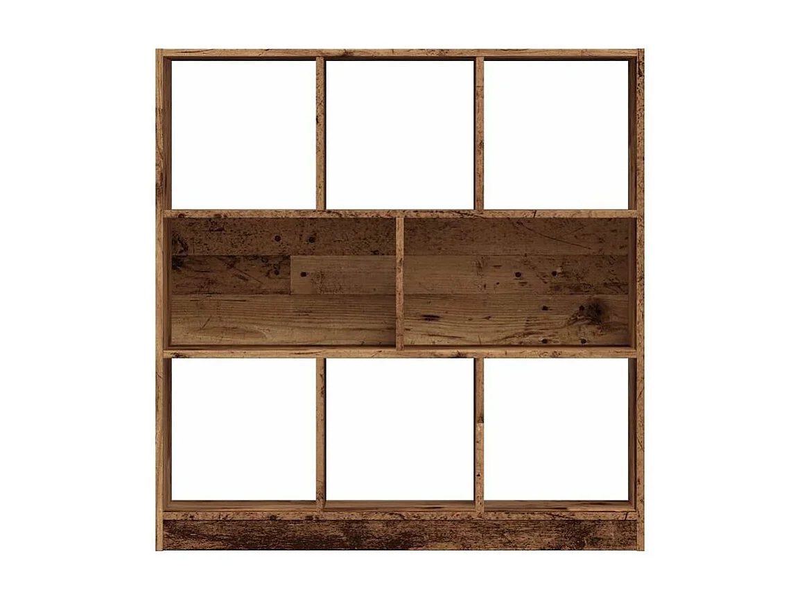 Bibliothèque vieux bois 97,5x29,5x100 bois d'ingénierie