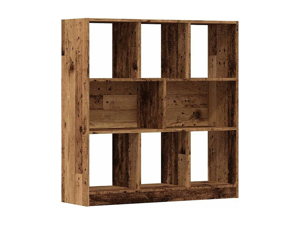 Bibliothèque vieux bois 97,5x29,5x100 bois d'ingénierie