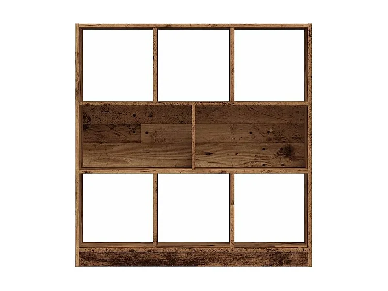 Bibliothèque vieux bois 97,5x29,5x100 bois d'ingénierie