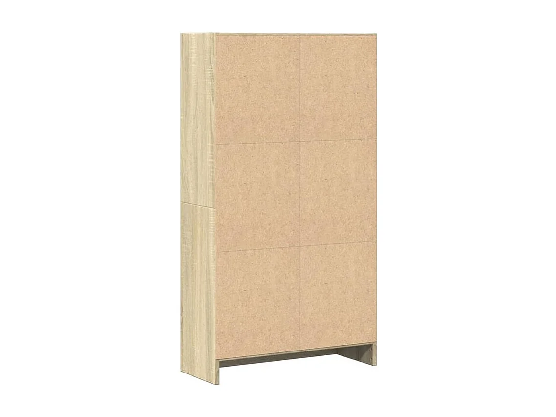 Bibliothèque chêne sonoma 60x24x109 bois d'ingénierie