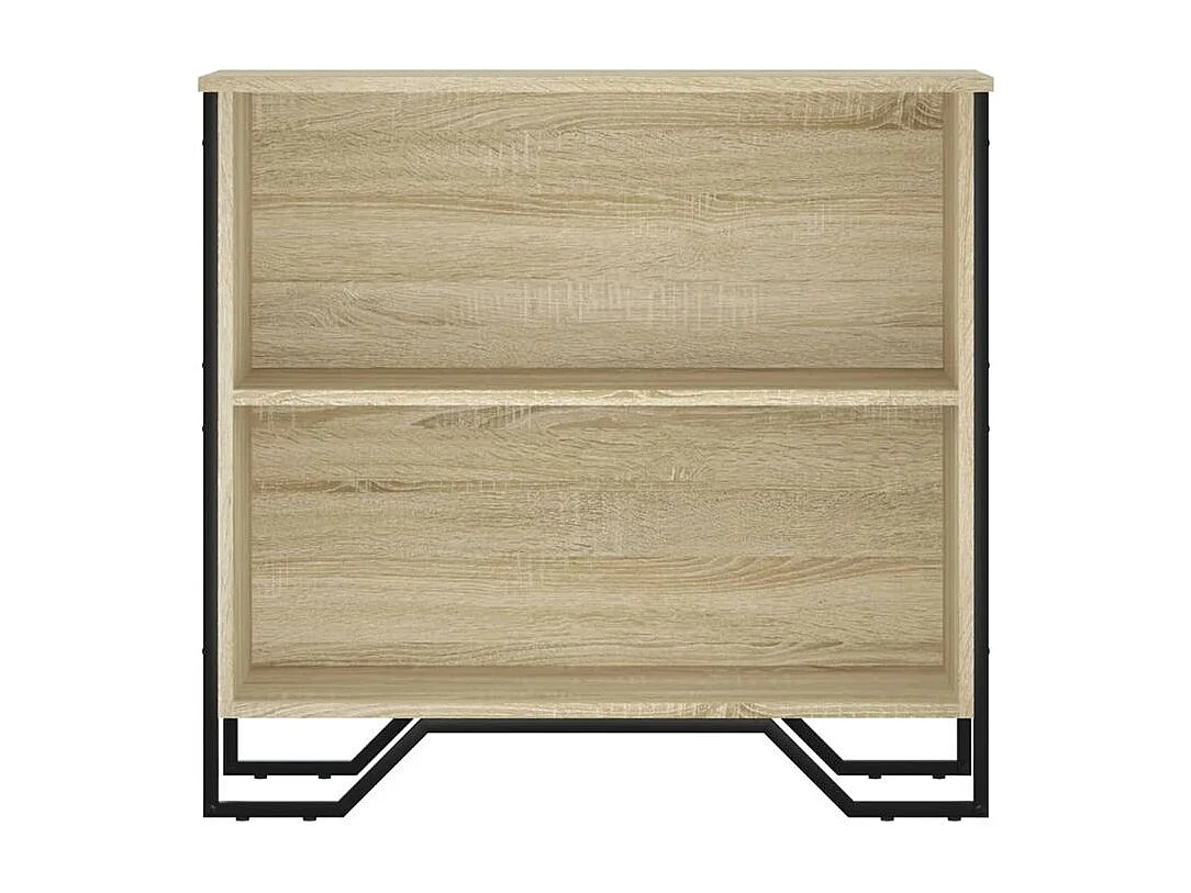 Bibliothèque chêne sonoma 80x31x74,5 bois d'ingénierie