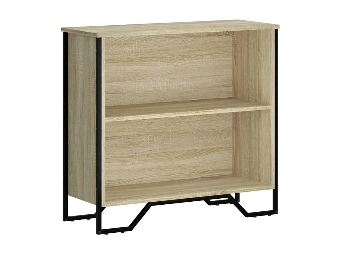 Bibliothèque chêne sonoma 80x31x74,5 bois d'ingénierie