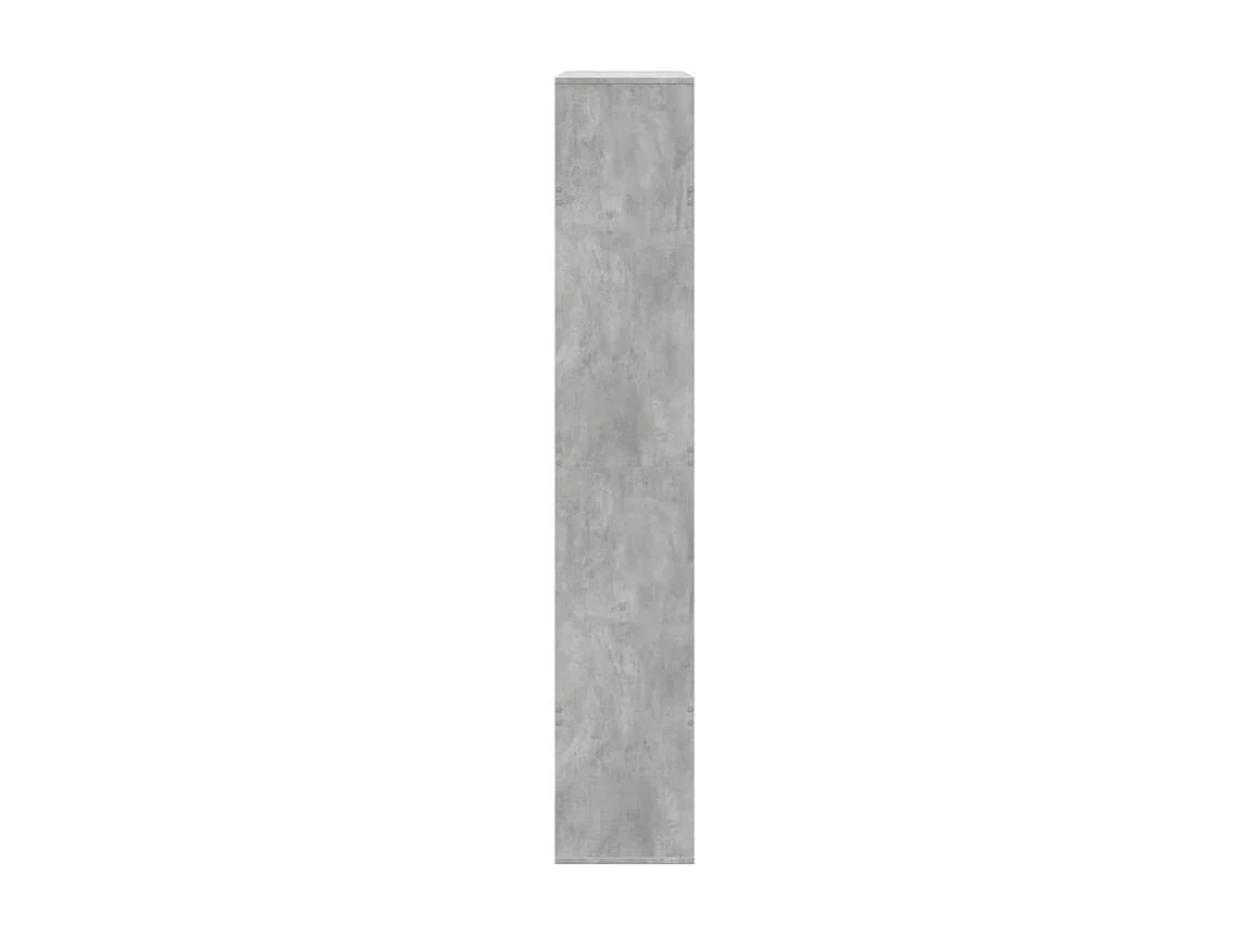 Bibliothèque gris béton 100x33x187,5 bois d'ingénierie