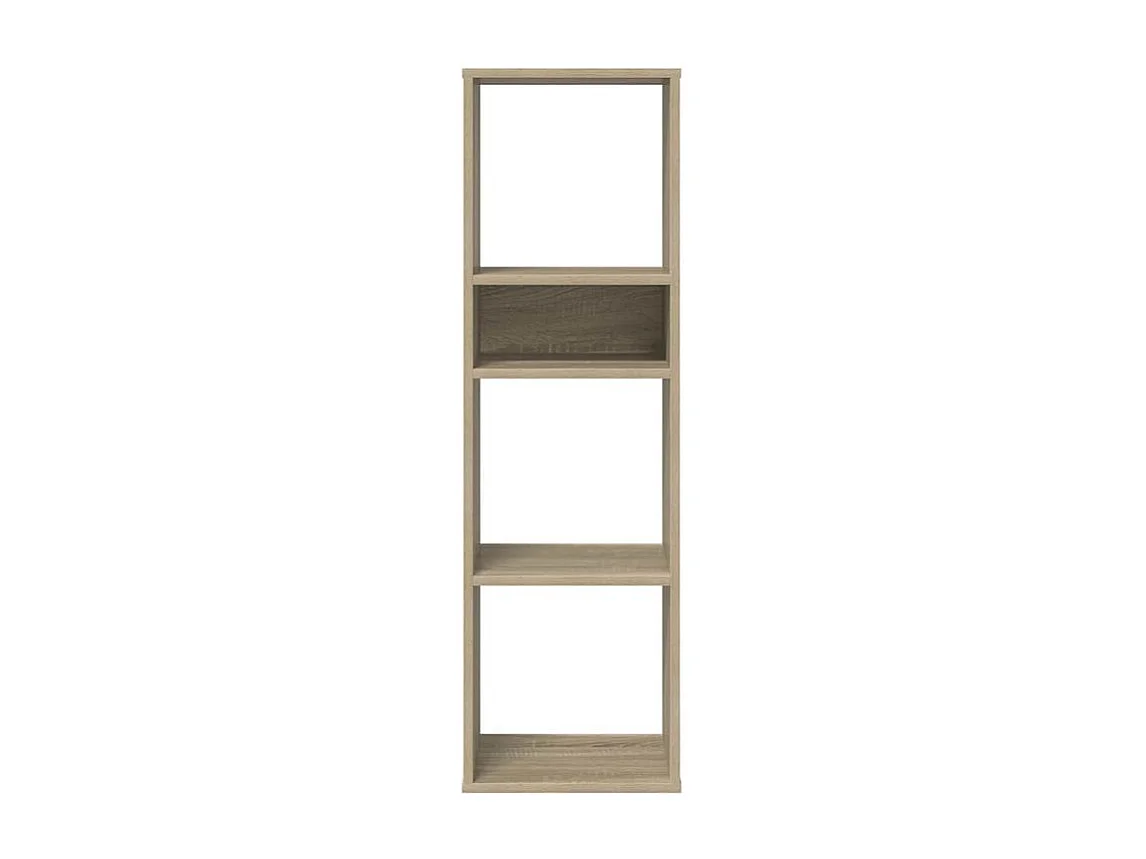 Bibliothèque chêne sonoma 34x31x112 bois d'ingénierie