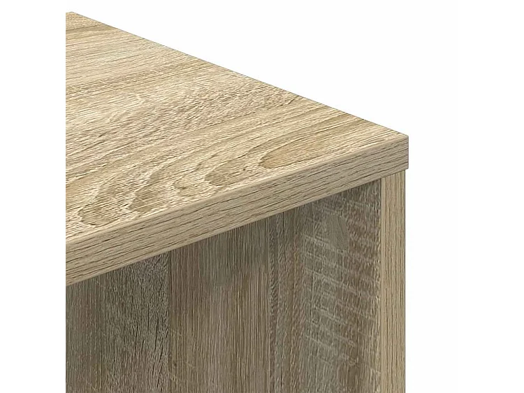 Bibliothèque chêne sonoma 34x31x112 bois d'ingénierie