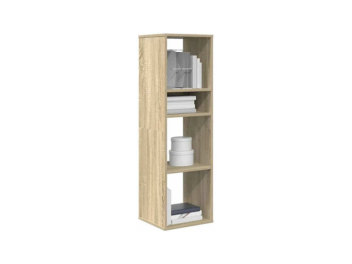 Bibliothèque chêne sonoma 34x31x112 bois d'ingénierie