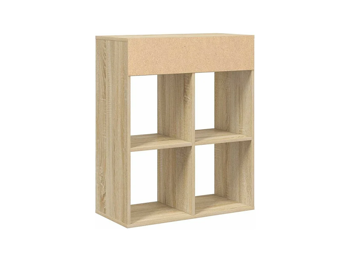 Bibliothèque chêne sonoma 66x31x80 bois d'ingénierie