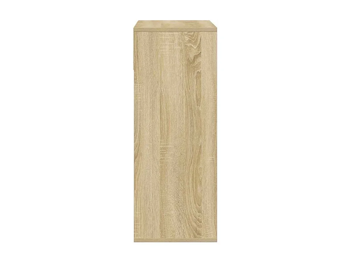 Bibliothèque chêne sonoma 66x31x80 bois d'ingénierie