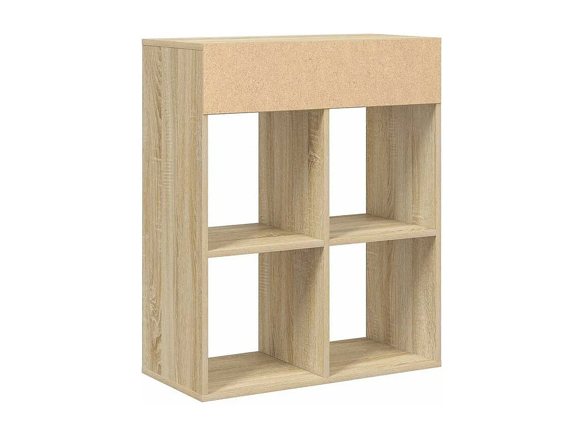 Bibliothèque chêne sonoma 66x31x80 bois d'ingénierie