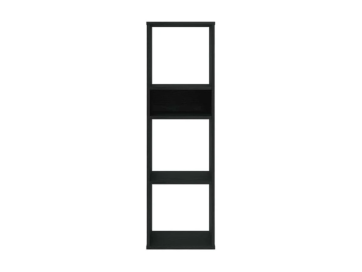 Bibliothèque noir 34x31x112 bois d'ingénierie