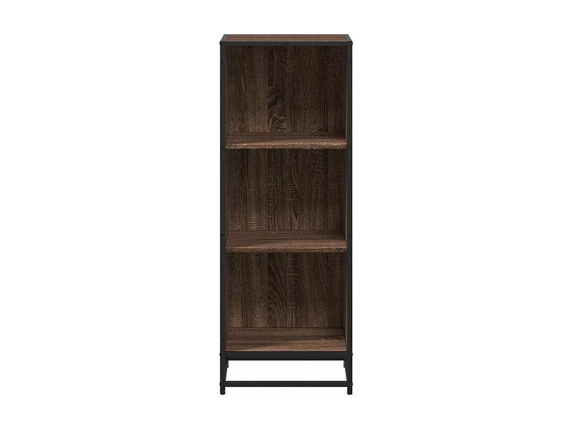 Bibliothèque chêne marron 40x35x107,5 bois d'ingénierie