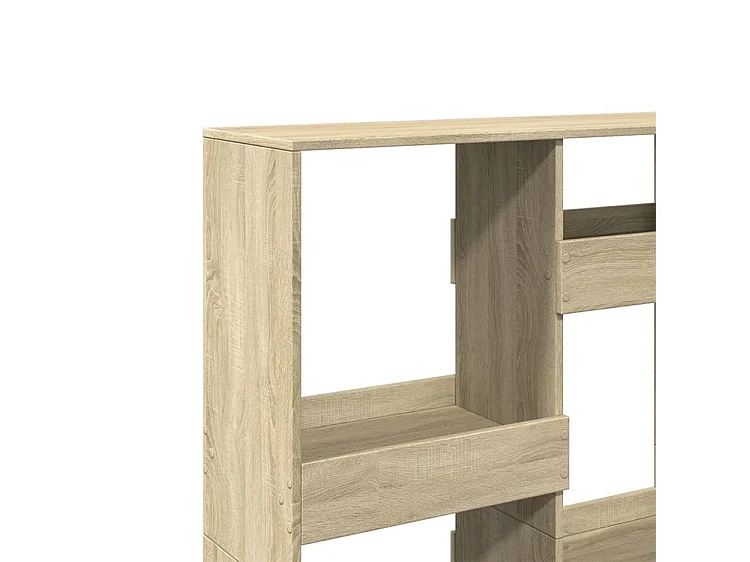 Bibliothèque chêne sonoma 100x33x135 bois d'ingénierie