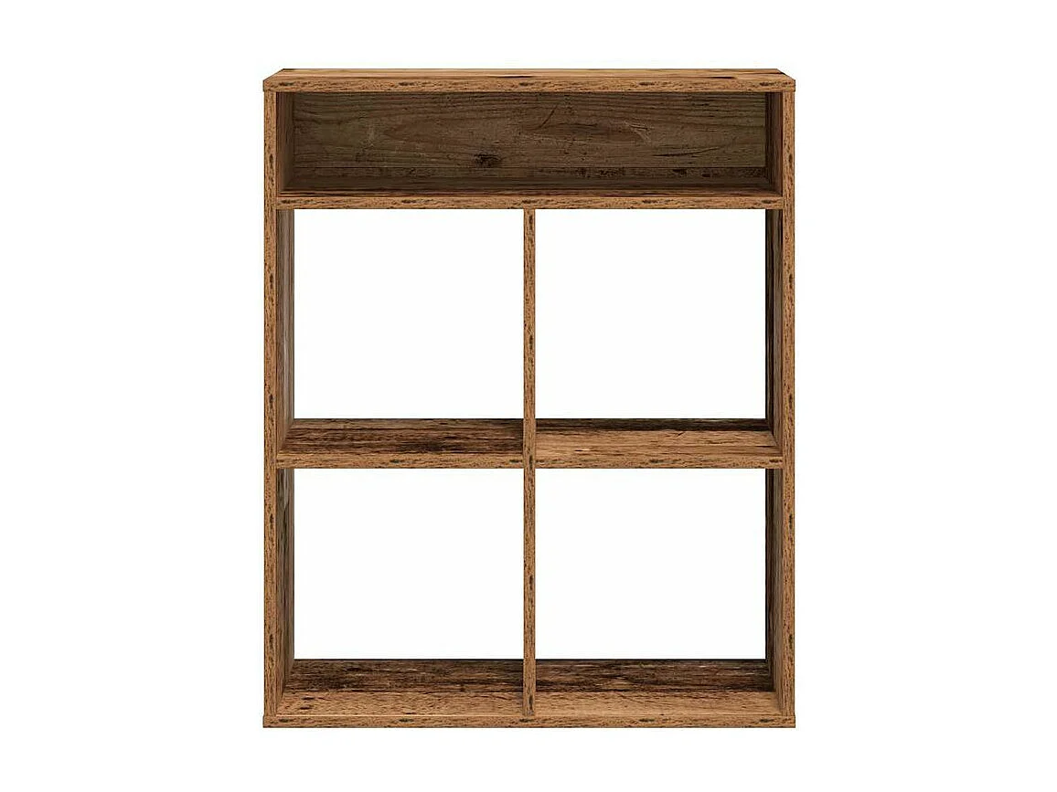 Bibliothèque vieux bois 66x31x80 bois d'ingénierie