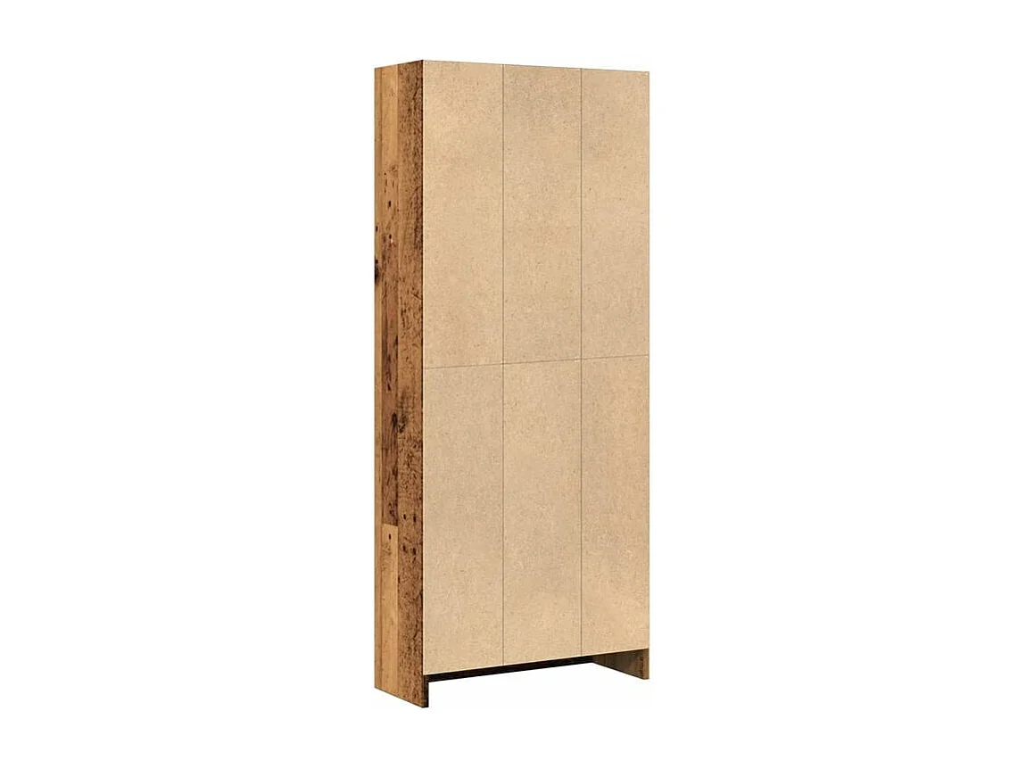 Bibliothèque vieux bois 60x24x143 bois d'ingénierie