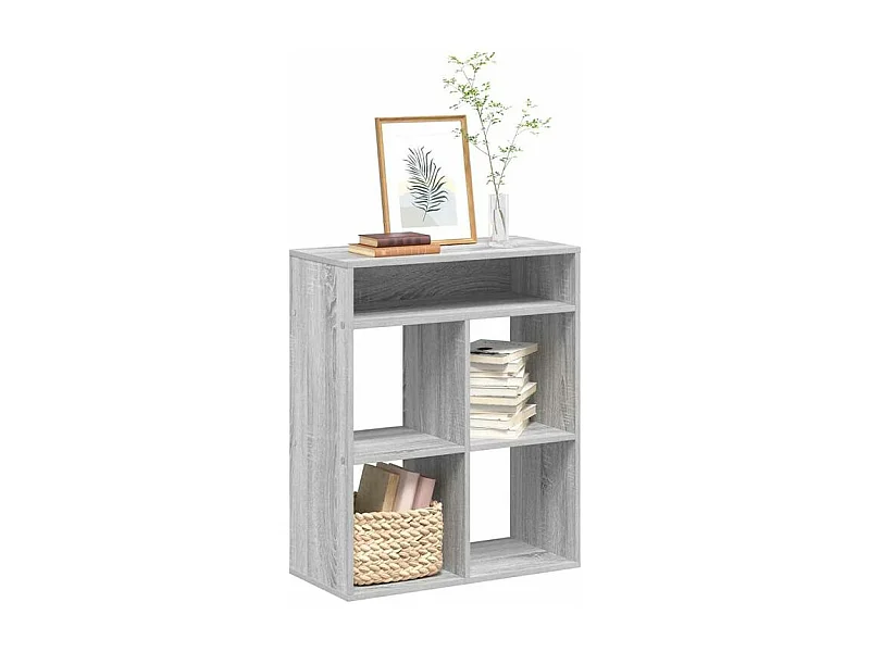 Bibliothèque sonoma gris 66x31x80 bois d'ingénierie