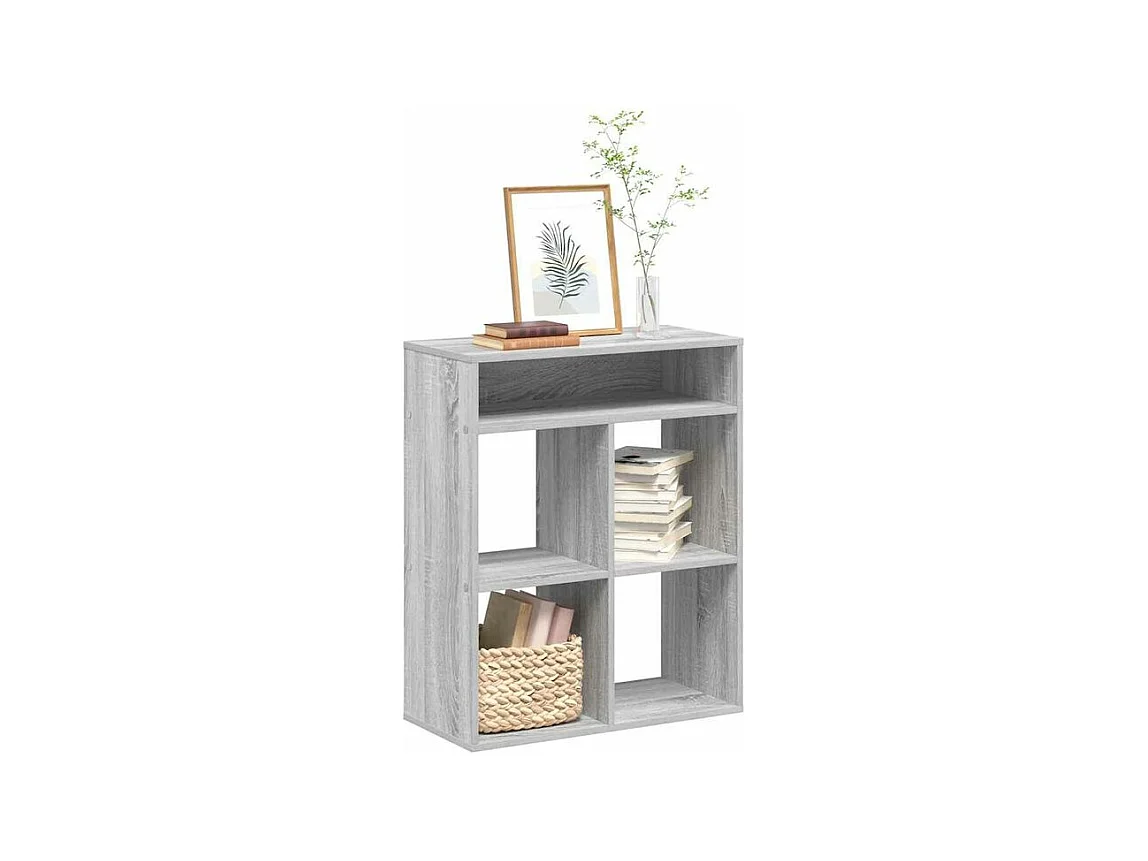 Bibliothèque sonoma gris 66x31x80 bois d'ingénierie