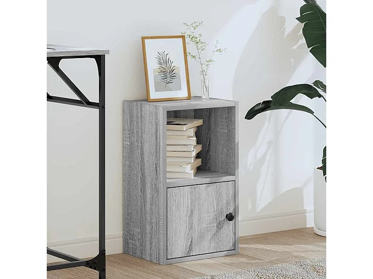 Bibliothèque sonoma gris 31x24x52 bois d'ingénierie