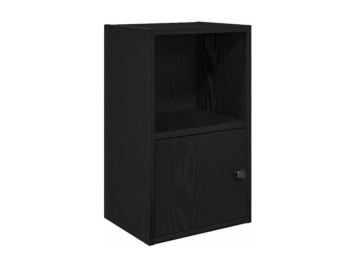 Bibliothèque chêne noir 31x24x52 bois d'ingénierie