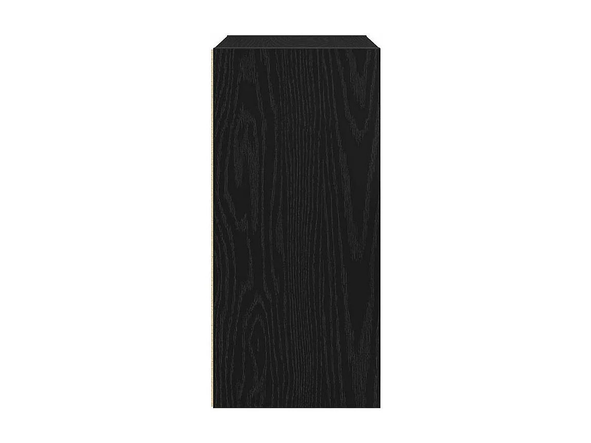 Bibliothèque chêne noir 31x24x52 bois d'ingénierie