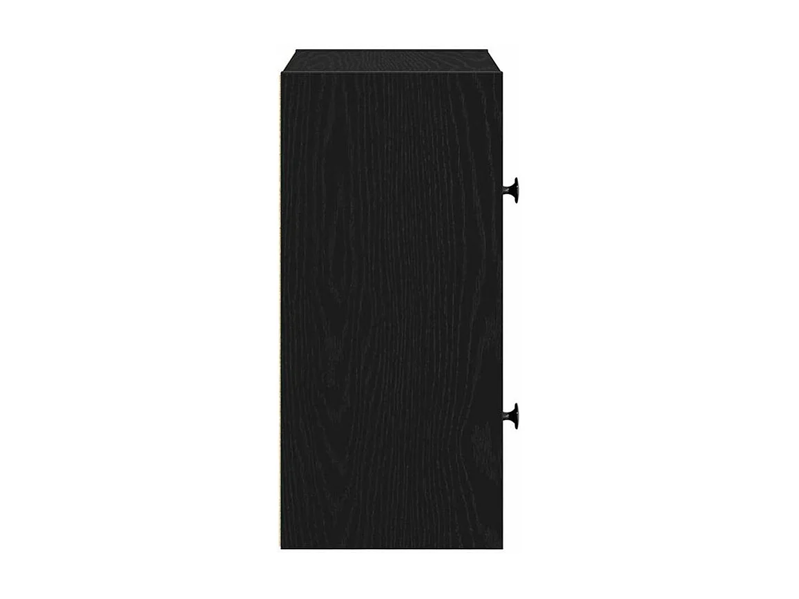 Bibliothèque chêne noir 40x24x52 bois d'ingénierie