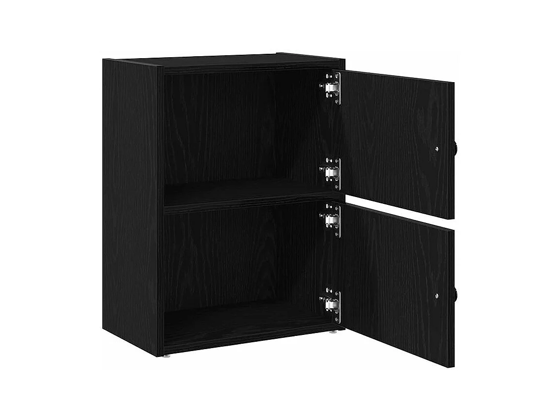 Bibliothèque chêne noir 40x24x52 bois d'ingénierie