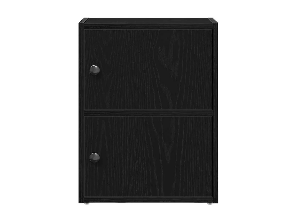 Bibliothèque chêne noir 40x24x52 bois d'ingénierie