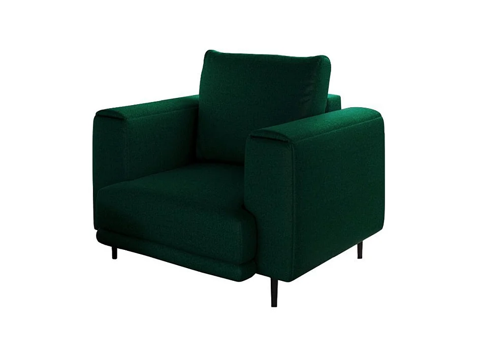 Fauteuil en tissu DAVINA – Élégance moderne et confort au quotidien-Vert