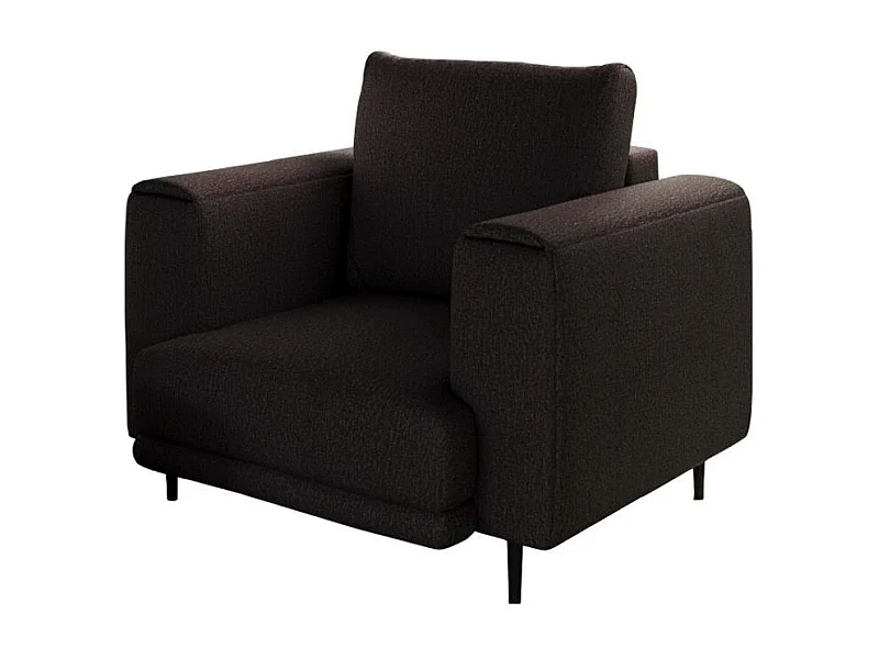 Fauteuil en tissu DAVINA – Élégance moderne et confort au quotidien-Marron