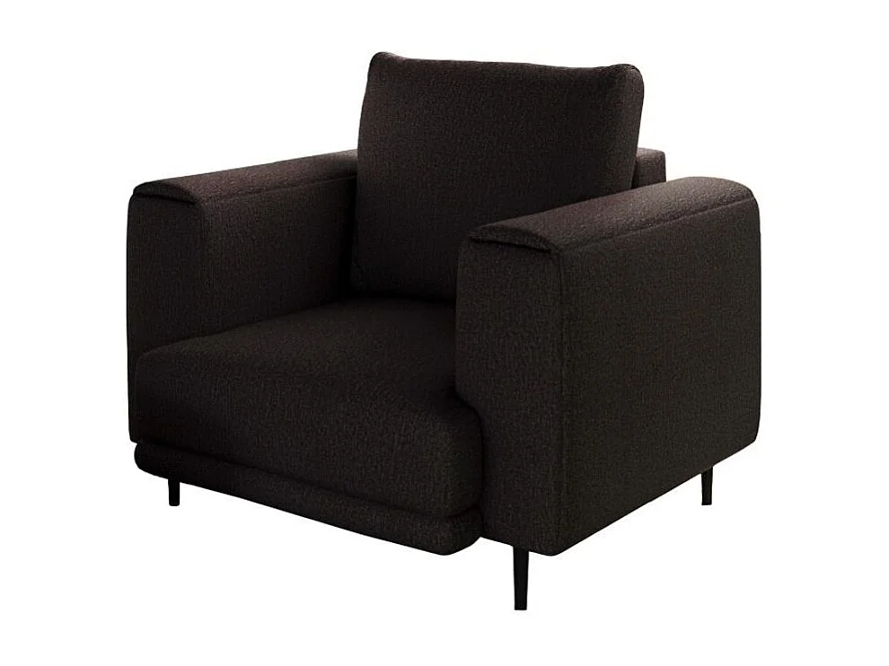 Fauteuil en tissu DAVINA – Élégance moderne et confort au quotidien-Marron