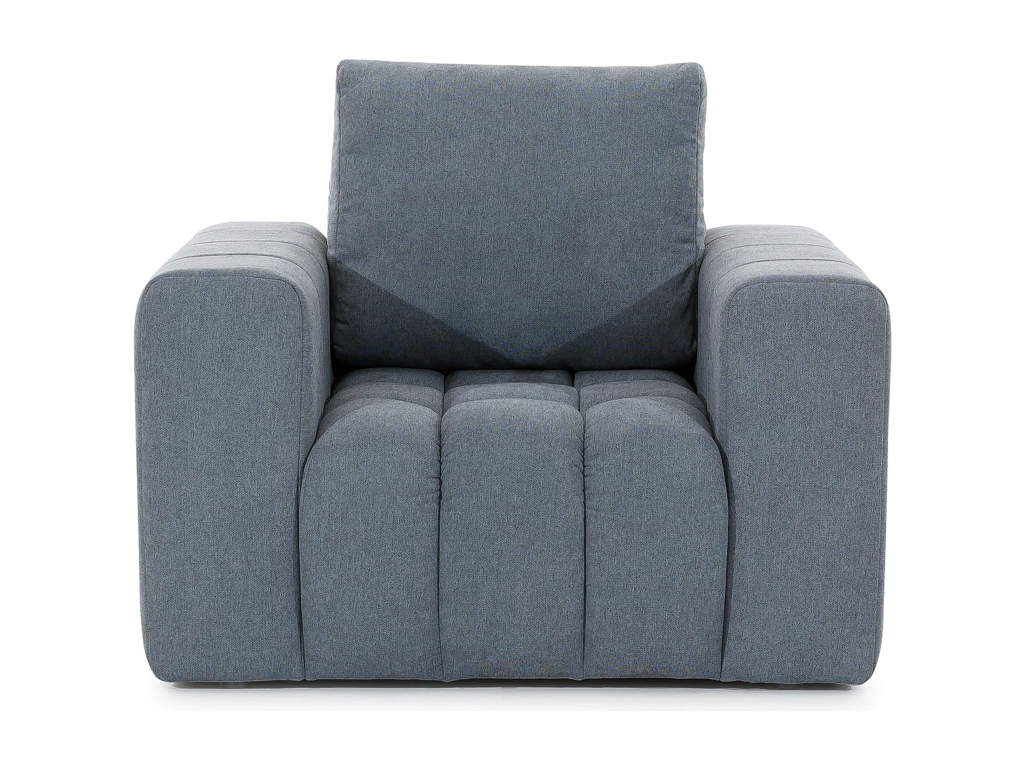 LARKO moderne gestoffeerde fluwelen fauteuil-Kleur Lichtbruin