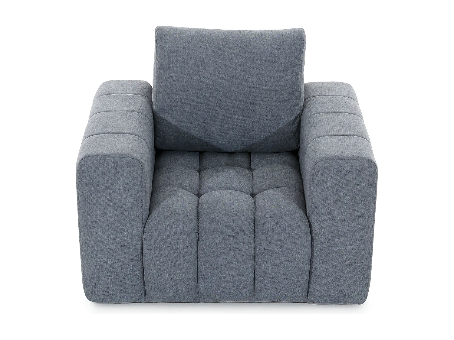 LARKO moderne gestoffeerde fluwelen fauteuil-Kleur Lichtbruin