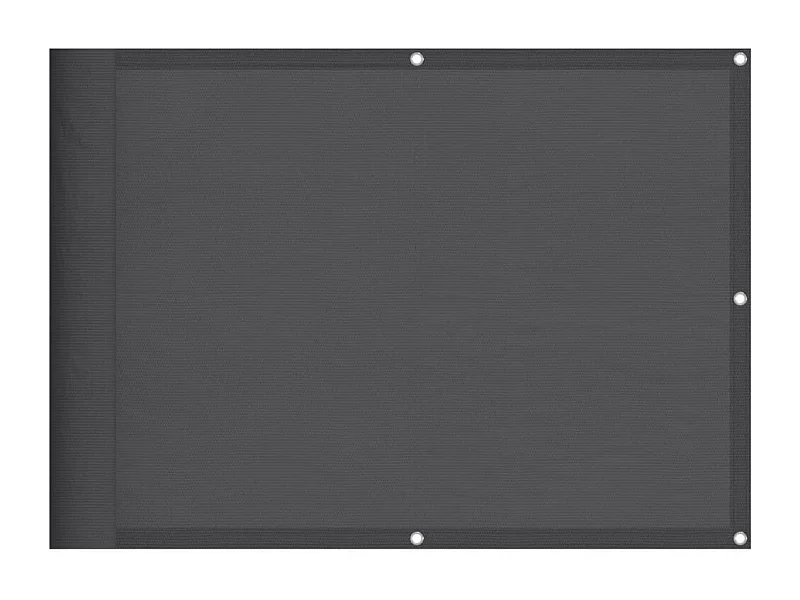 Écran de balcon anthracite 75x800 100% polyester oxford