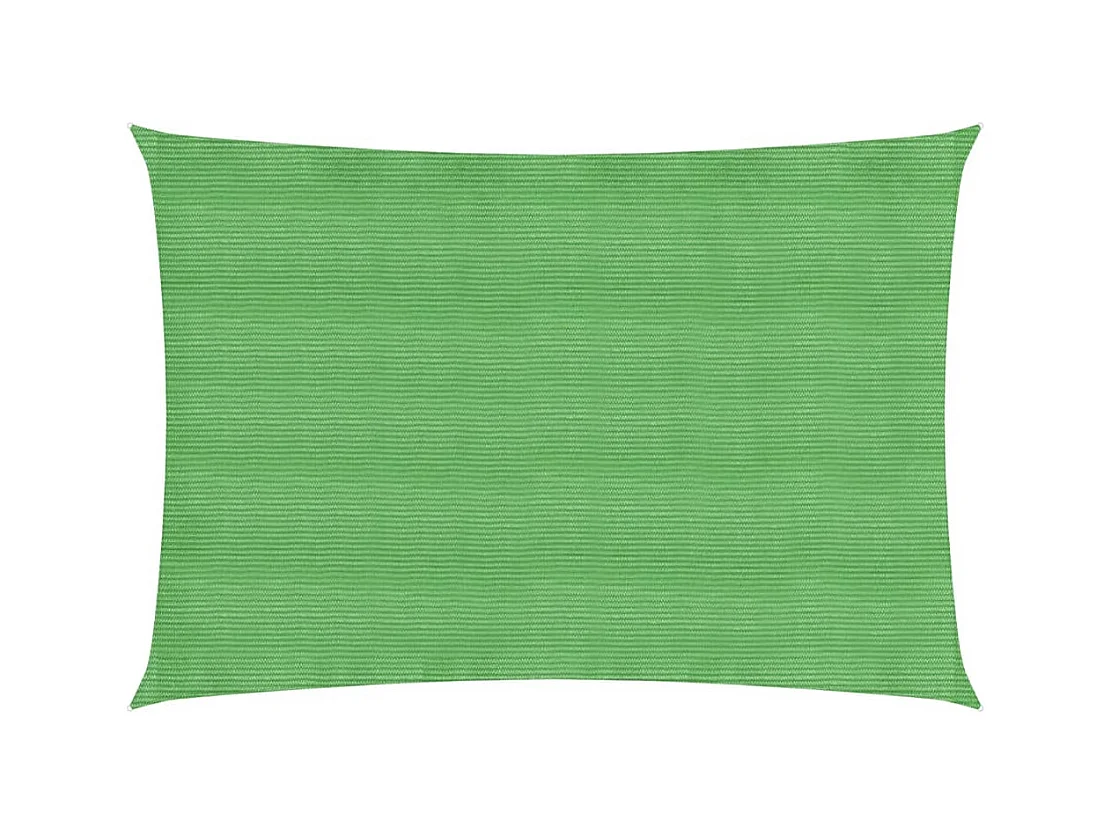 Voile d'ombrage 160 g-m² Vert clair 3,5x5 m PEHD