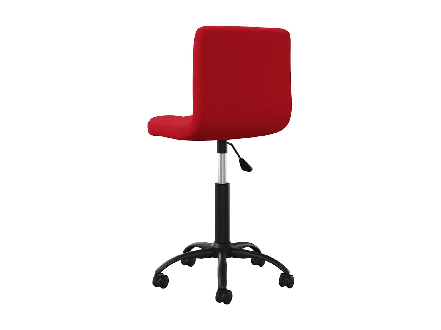 Chaise pivotante de bureau Rouge bordeaux Velours 19