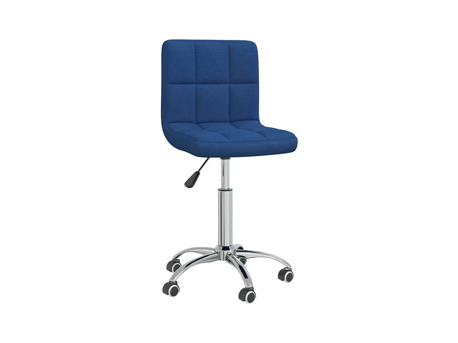 Chaise pivotante de bureau Bleu Tissu 4