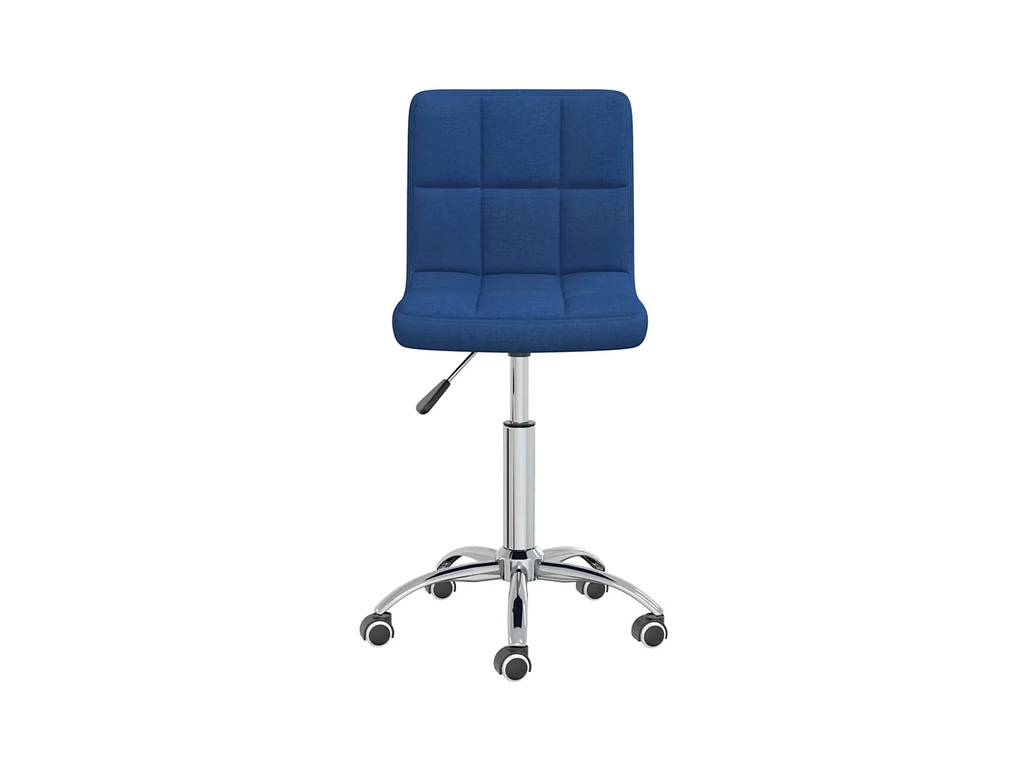Chaise pivotante de bureau Bleu Tissu 4