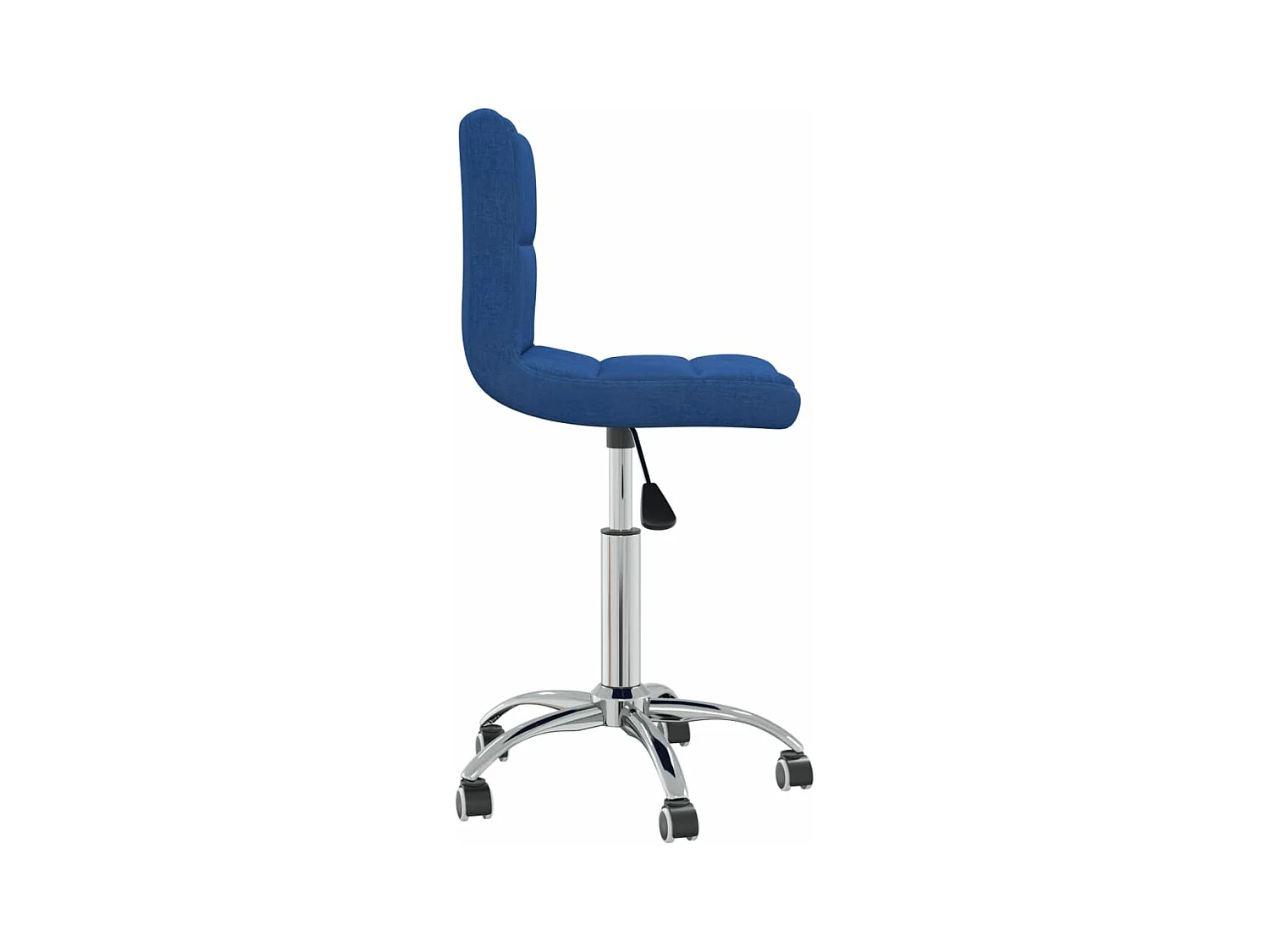 Chaise pivotante de bureau Bleu Tissu 4