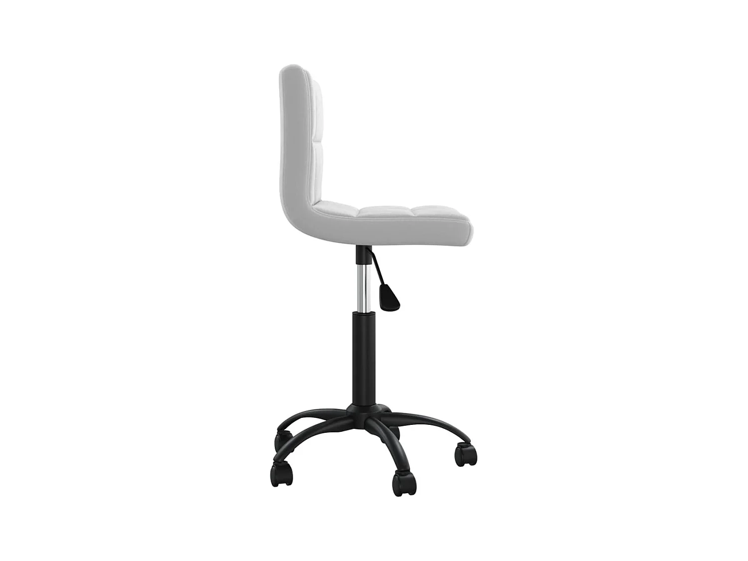 Chaise pivotante de bureau Gris clair Velours 8