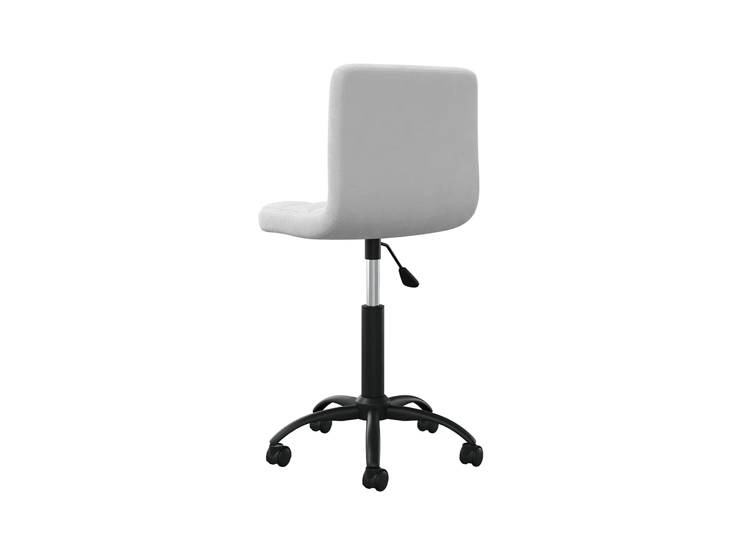 Chaise pivotante de bureau Gris clair Velours 8