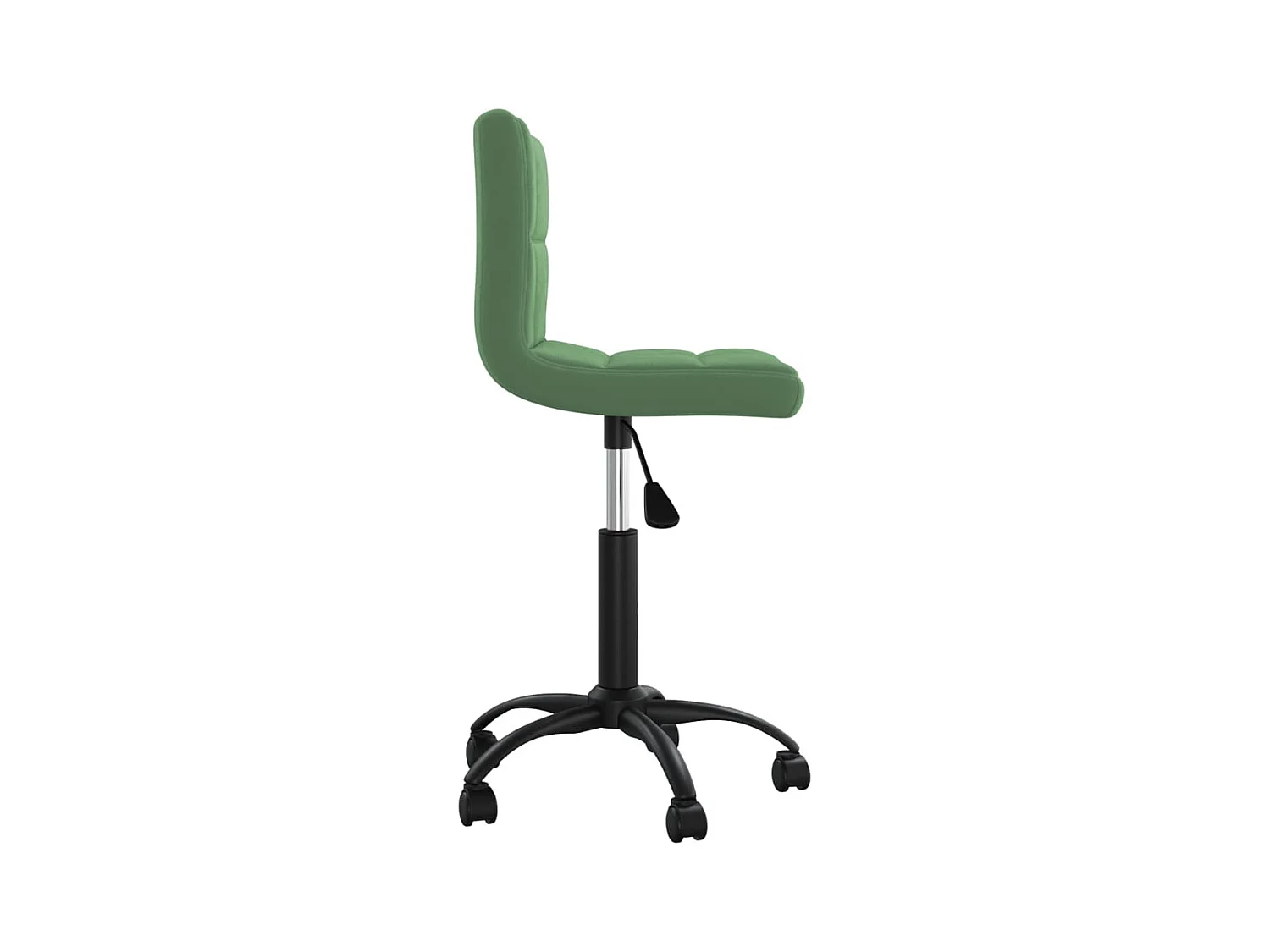 Chaise pivotante de bureau Vert foncé Velours 13