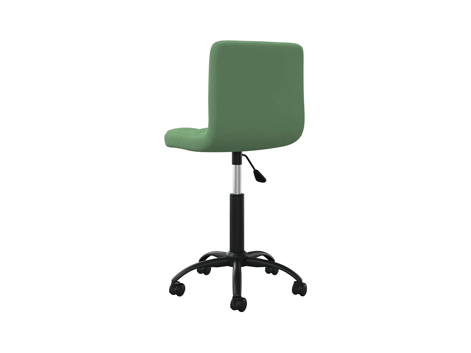Chaise pivotante de bureau Vert foncé Velours 13