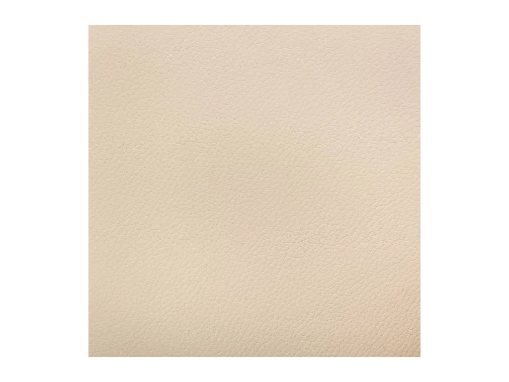 Chaise pivotante de bureau Crème Bois courbé et similicuir 3