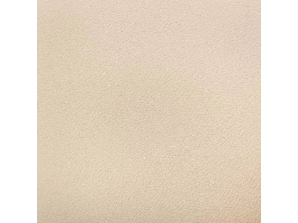 Chaise pivotante de bureau Crème Bois courbé et similicuir 3